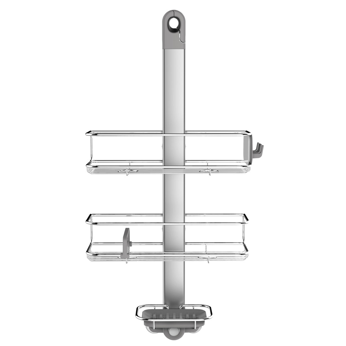 Simplehuman Adjustable Shower Caddy, Stainless Steel and Anodized Aluminum